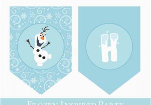 Free Printable Frozen Happy Birthday Banner Templates Frozen Birthday Banner Frozen Banner Printable Birthday