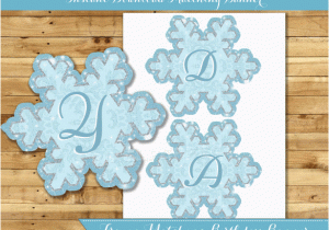 Free Printable Frozen Happy Birthday Banner Templates Frozen Snowflake Templates 15 Free Printable Sample