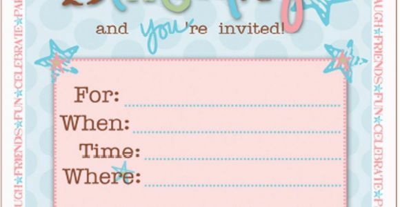 Free Printable Girl Birthday Invitations 21 Teen Birthday Invitations Inspire Design Cards