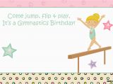 Free Printable Gymnastics Birthday Invitations Free Printable Gymnastic Birthday Invitations Updated