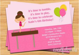 Free Printable Gymnastics Birthday Invitations Free Printable Gymnastic Birthday Invitations Updated