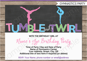 Free Printable Gymnastics Birthday Invitations Gymnastics Party Invitations Birthday Party Template