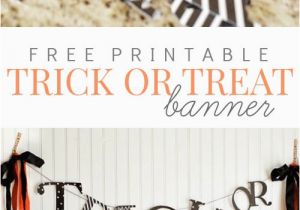 Free Printable Halloween Happy Birthday Banner Trick or Treat Halloween Banner Halloween Halloween