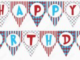 Free Printable Happy Birthday Banner Letters Birthday Banner Template Printable Vastuuonminun