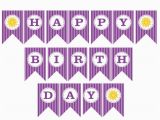 Free Printable Happy Birthday Banner Letters Pdf Rapunzel Birthday Printable Quot Happy Birthday Quot Banner