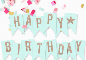 Free Printable Happy Birthday Banner Templates I Should Be Mopping the Floor Free Printable Happy