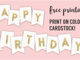 Free Printable Happy Birthday Banner Templates Pdf Happy Birthday Banner Printable Template Paper Trail Design