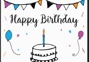 Free Printable Happy Birthday Cards Online Free Printable Birthday Card Template