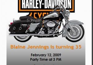 Free Printable Harley Davidson Birthday Cards Free Printable Motorcycle Invitations Harley Birthday