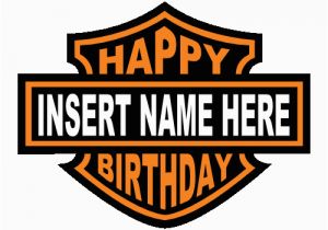 Free Printable Harley Davidson Birthday Cards Harley Davidson Happy Birthday I originally Made This