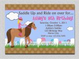 Free Printable Horse Birthday Party Invitations Birthday Invitations Free Printable Horse Birthday