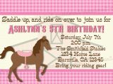 Free Printable Horse Birthday Party Invitations Birthday Invitations Free Printable Horse Birthday