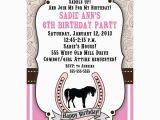 Free Printable Horse Birthday Party Invitations Free Printable Horse Birthday Invitation