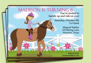 Free Printable Horse Birthday Party Invitations Free Printable Horse Party Invitation