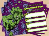 Free Printable Hulk Birthday Invitations Free Printable Incredible Hulk Birthday Invitation