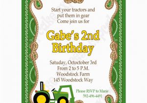 Free Printable John Deere Birthday Invitations John Deere Inspired Printable Invitation 5 Diy Green Yellow