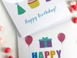 Free Printable Kid Birthday Cards Free Printable Blank Birthday Cards Catch My Party