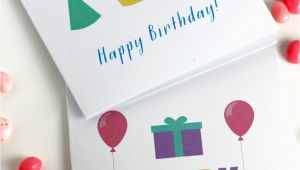 Free Printable Kid Birthday Cards Free Printable Blank Birthday Cards Catch My Party