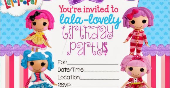 Free Printable Lalaloopsy Birthday Invitations 40th Birthday Ideas Lalaloopsy Birthday Invitation