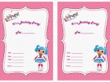 Free Printable Lalaloopsy Birthday Invitations Free Lalaloopsy Birthday Invitations Bagvania Free