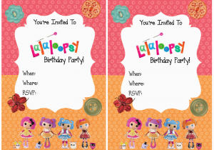 Free Printable Lalaloopsy Birthday Invitations Home Confetti Free Printable Lalaloopsy Party Invitations