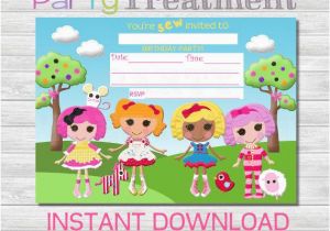 Free Printable Lalaloopsy Birthday Invitations Lalaloopsy Birthday Invitations Party Invitations Ideas