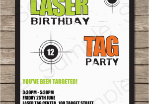 Free Printable Laser Tag Birthday Invitations Free Printable Laser Tag Birthday Party Invitations