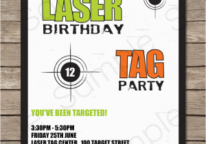 Free Printable Laser Tag Birthday Party Invitations Free Printable Laser Tag Birthday Party Invitations
