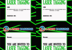 Free Printable Laser Tag Birthday Party Invitations Laser Tag Free Printables Laser Tag Invitations