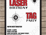 Free Printable Laser Tag Birthday Party Invitations Laser Tag Party Invitations Birthday Party
