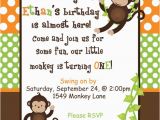 Free Printable Monkey Birthday Invitations Diy Monkey Birthday Party Printable Invitation by