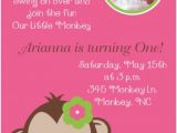 Free Printable Monkey Birthday Invitations Free Printable Monkey Birthday Invitations Free