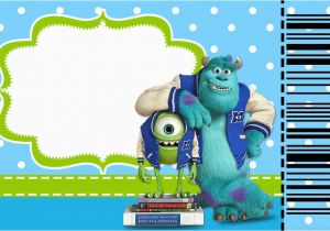 Free Printable Monsters Inc Birthday Invitations Monster University Free Printable Party Invitations Oh