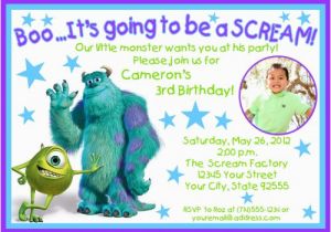 Free Printable Monsters Inc Birthday Invitations Monsters Inc Birthday Invitations Ideas Bagvania Free