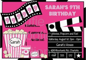 Free Printable Movie themed Birthday Invitations Free Printable Birthday Invitations Movie theme Www