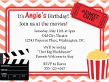 Free Printable Movie themed Birthday Invitations Movie Invitation Printable Google Search Drive In