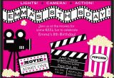 Free Printable Movie themed Birthday Invitations Movie Invitations Template Resume Builder