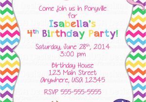 Free Printable My Little Pony Birthday Invitations Free Printable My Little Pony Birthday Invitations Free