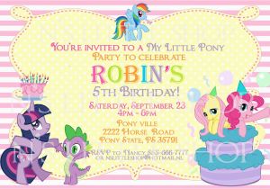 Free Printable My Little Pony Birthday Invitations Free Printable Pony Party Invitation