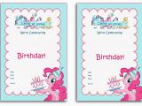 Free Printable My Little Pony Birthday Invitations My Little Pony Birthday Invitations Birthday Printable