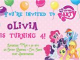 Free Printable My Little Pony Birthday Invitations My Little Pony Birthday Party Invitations Free Printable