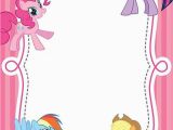 Free Printable My Little Pony Birthday Invitations My Little Pony Free Printable Invitation Templates