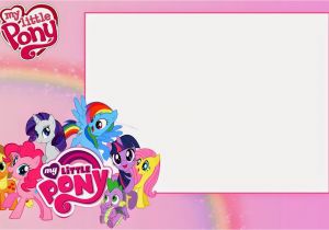 Free Printable My Little Pony Birthday Invitations My Little Pony Party Free Printable Invitations Oh My