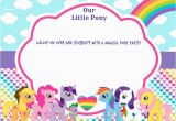 Free Printable My Little Pony Birthday Invitations Updated Free Printable My Little Pony Birthday