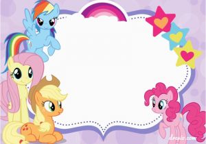 Free Printable My Little Pony Birthday Invitations Updated Free Printable My Little Pony Birthday