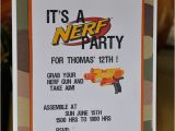 Free Printable Nerf Birthday Party Invitations Life Outside the Fishbowl It 39 S A Nerf Gun Party