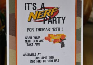 Free Printable Nerf Birthday Party Invitations Life Outside the Fishbowl It 39 S A Nerf Gun Party
