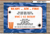 Free Printable Nerf Birthday Party Invitations Nerf Printables Blue Camo Editable Birthday Party