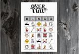 Free Printable Over the Hill Birthday Cards Over the Hill Bingo 30 Printable Birthday Party by Bingoshop4u