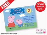 Free Printable Peppa Pig Birthday Invitations Free Peppa Pig Invites Freeprintables4u Com Peppa Pig